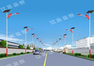 太陽能鋰電路燈