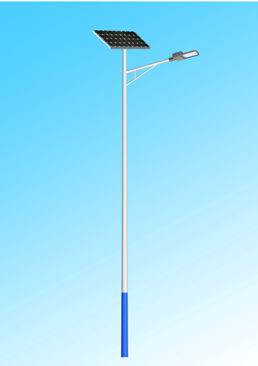 4米太陽(yáng)能路燈_效果